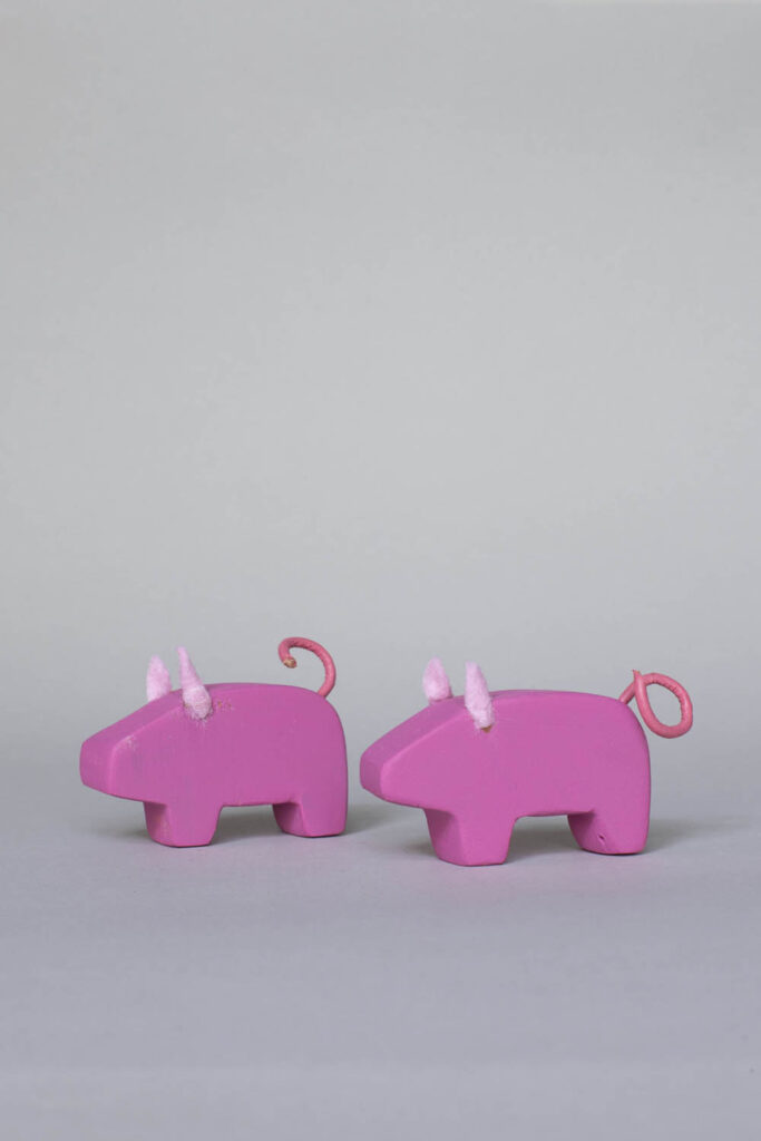 Holzschweinchen von Baschke&Basche